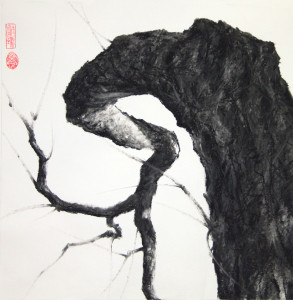 Third Place-Ben Sum-Against The Wind #29_charcoal on paper