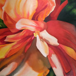 Honorable Mention-Mary Lambeth-Twisty Orange and Pink-watercolor