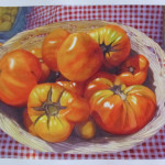 Glenda Haas _Tomatoes, West Hampton Series_-Watercolor