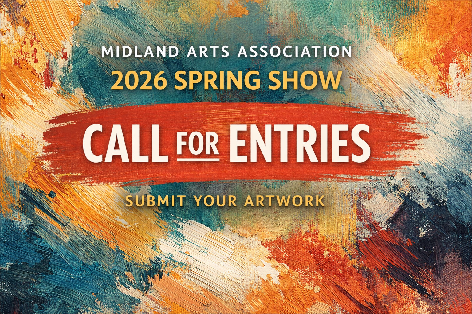 2026 Midland Arts Association Spring Show Graphic