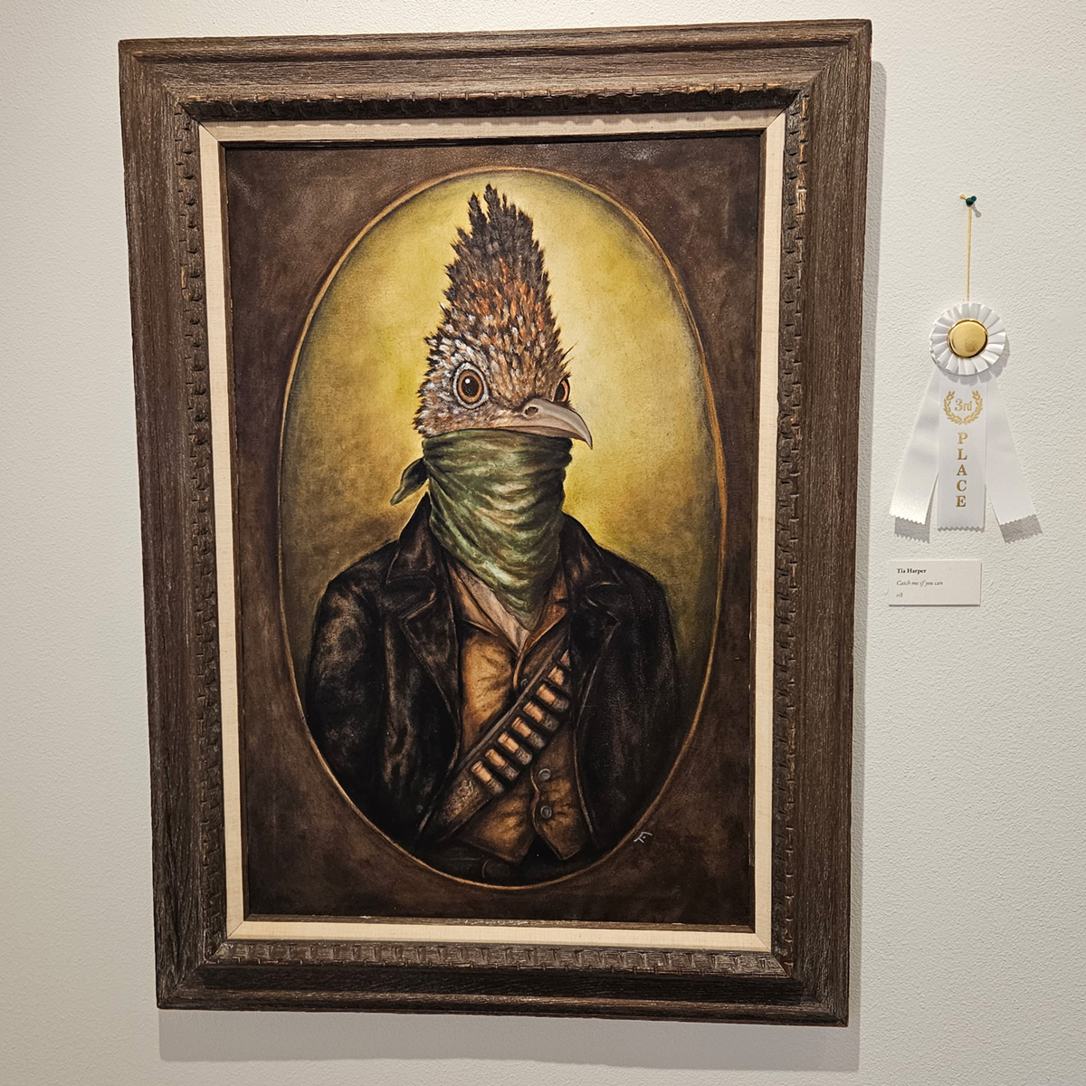 "Catch Me If Yo Can" Oil on Canvas Painting by Tia Harper